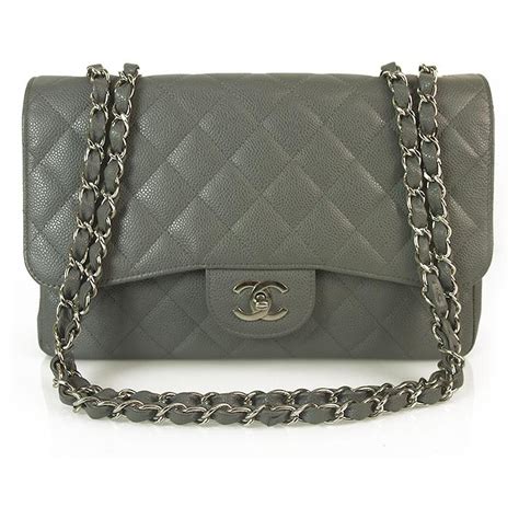 grey chanel bag|chanel classic bag with flap.